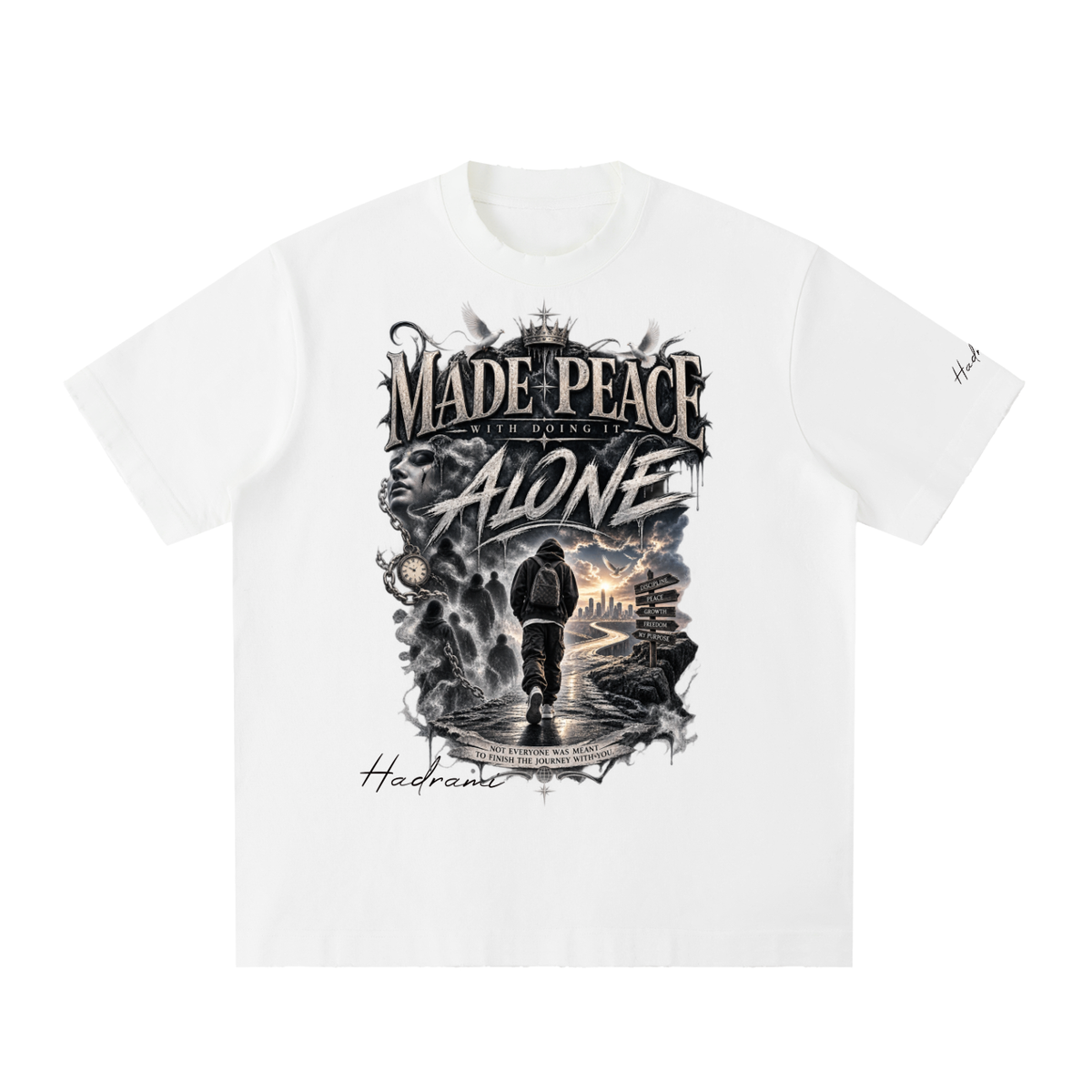 Lonely  Vintage Washed Frayed T-Shirt