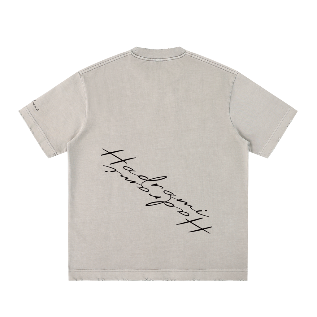 Lonely  Vintage Washed Frayed T-Shirt