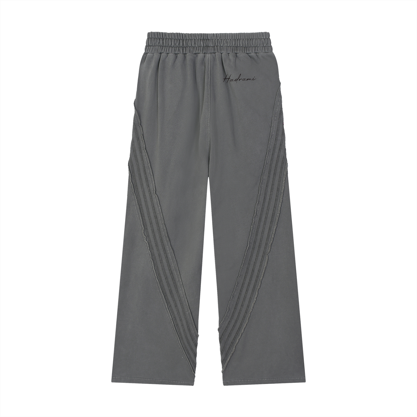 Snow Washed Tape Raw Edge Sweatpants