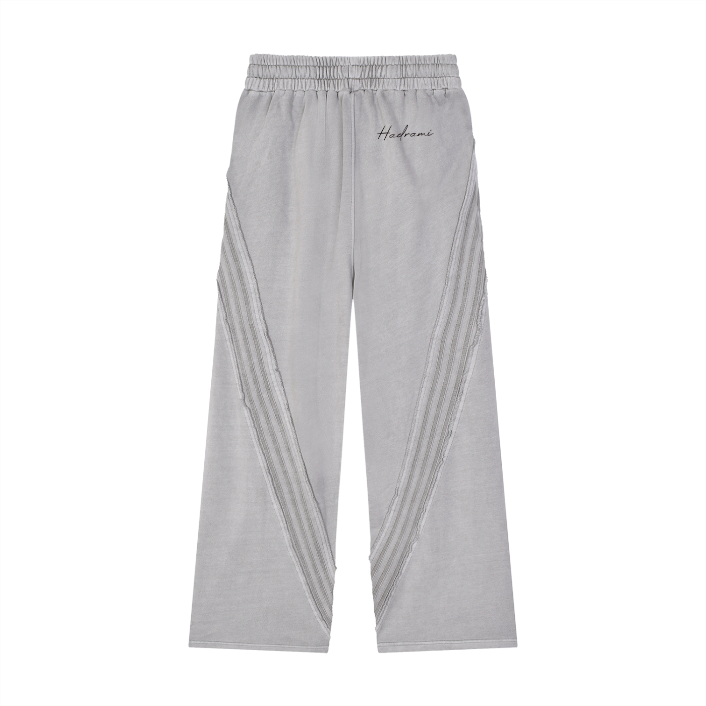 Snow Washed Tape Raw Edge Sweatpants
